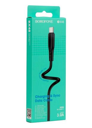 Кабель USB Borofone BX48 Type-C Цвет Чёрный