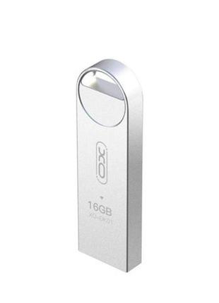 USB Flash Drive XO DK01 USB2.0 16GB Цвет Стальной