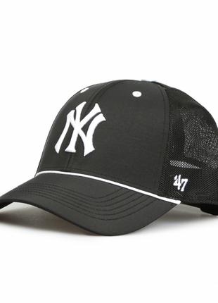 Кепка-тракер 47 Brand NY YANKEES One Size Black White B-BRPOP1...