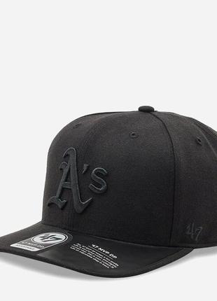 Кепка MVP 47 Brand DP OAKLAND ATHLETICS графит, черный Уни OSF...