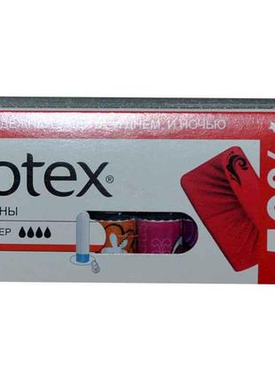 Тампони без апл.24шт(168) 4 кр. (Super) ТМ KOTEX