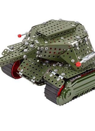 Детский Металлический Конструктор Танк Технок 540 Деталей