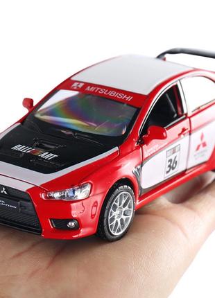 Игрушечная Машинка Металлическая Mitsubishi Lancer Evolution