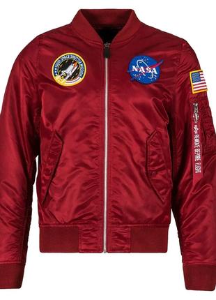 Ветровка L-2B NASA Flight Jacket Alpha Industries (красная)