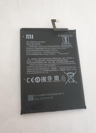 Аккумулятор б.у. оригинал Xiaomi mi max 3 bm51