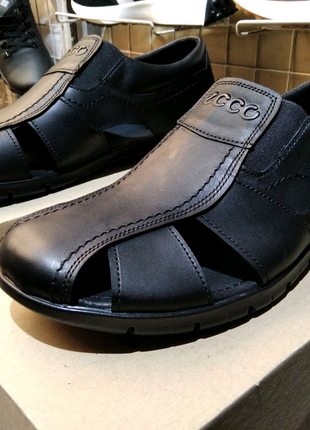 Чоловіче шкіряне взуття Чоловічі комфортні босоніжки