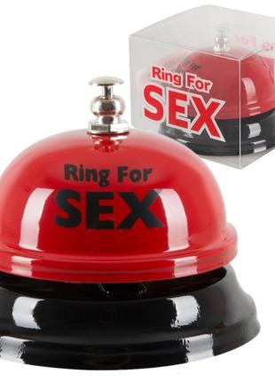 Настольный звоночек для секса с надписью"Ring for Sex" 772810