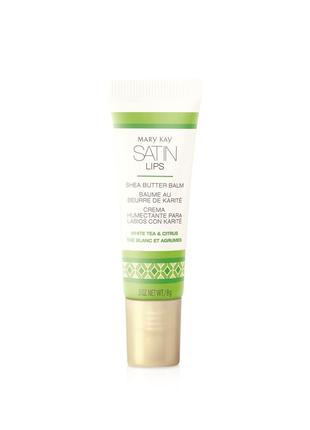 Бальзам для губ с маслом ши Mary Kay Satin Lips, Белый чай и Ц...