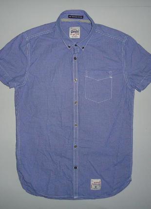 Рубашка superdry vintage oxford (m)