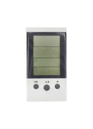 Термометр WSD-2A з гігрометром, годинником та будильником
(нас...