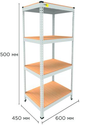 Металлический стеллаж MRL-1500 ( 600x450) белый