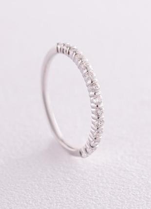 Золотое кольцо с дорожкой камней (бриллианты) кб0452ca