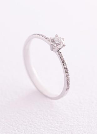 Помолвочное золотое кольцо с бриллиантами 227911121