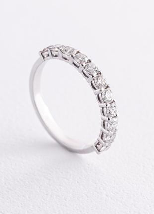 Кольцо в белом золоте с бриллиантами 221101121