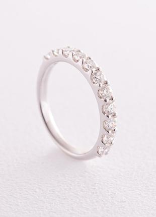 Золотое кольцо с дорожкой камней (бриллианты) кб0440cha