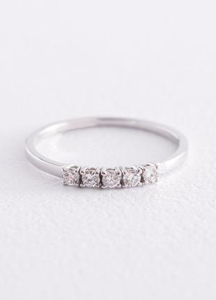 Золотое кольцо с бриллиантами кб0360y