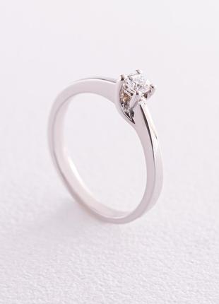 Золотое помолвочное кольцо с бриллиантом кб0155