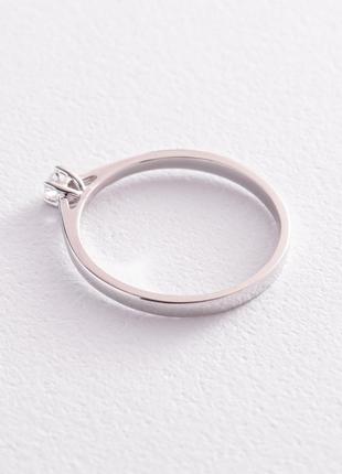 Помолвочное золотое кольцо с бриллиантом кб0400z