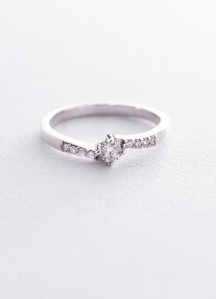 Помолвочное кольцо в белом золоте (бриллианты) JR99569