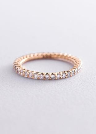Золотое кольцо с бриллиантами ккит182