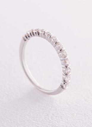 Золотое кольцо с дорожкой камней (бриллианты) кб0459ca