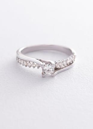 Золотое кольцо с бриллиантами Y017