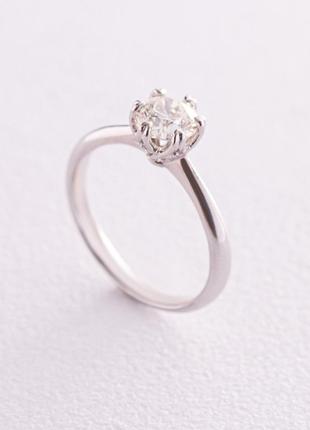 Помолвочное золотое кольцо с бриллиантами кб0417ai