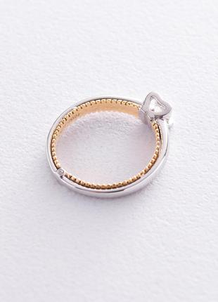 Золотое кольцо с бриллиантами кб0123lg