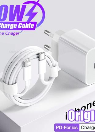 Сетевое зарядное устройство для iPhone Apple 20W USB-C Power A...
