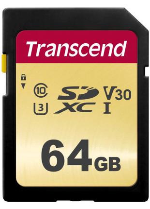 Карта пам'яті Transcend SD 64GB C10 UHS-I R95/W60MB/s