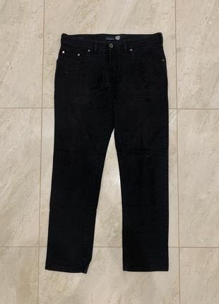 Штаны мужские gardeur джинсы брюкы чорные оригинал