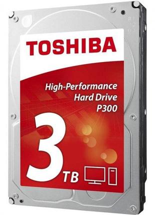 Жорсткий диск 3.5" 3TB Toshiba P300 7200rpm, SATA 3, 64MB (HDW...