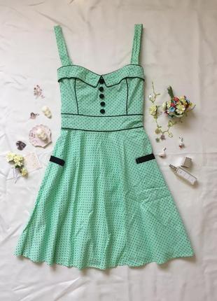 Hell bunny, нова сукня у стилі 50-х, бавовна, розмір л