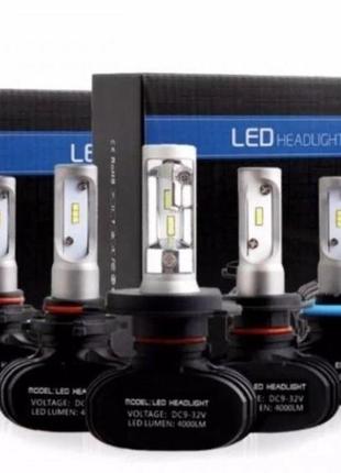 Комплект LED оригинальных ламп S1 H4 5000K 4000lm с радиатором...