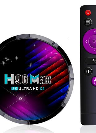 Телевизионная смарт приставка H96 MAX X4 2/16Gb Smart TV прист...