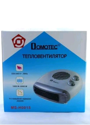 Тепловентилятор побутовий Domotec MS-H0015