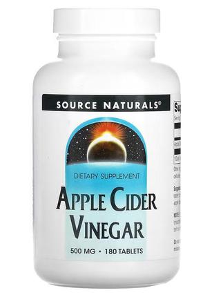 Натуральная добавка Source Naturals Apple Cider Vinegar 500 mg...