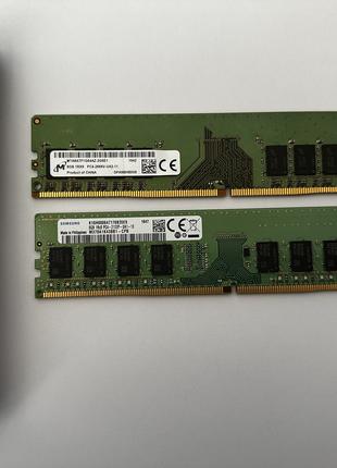 Оперативна пам'ять Micron/Samsung DDR4-2133/2400/2666/ 8096MB ...