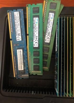 Оперативная память ОЗУ RAM 4GB, DDR3 для intel и AMD 1600Mhz