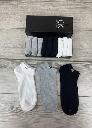 Носки Calvin Klein набором, носки 9 шт, носки для мужчин, носк...