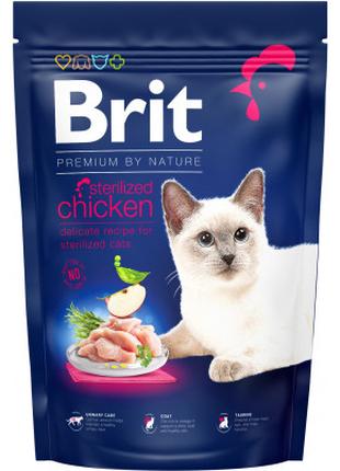 Сухой корм для кошек Brit Premium by Nature Cat Sterilised 1.5...