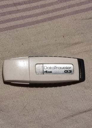 Флешка 4 ГБ Kingston DT G3 9.87/18.5 DTG3 флэшка MLC