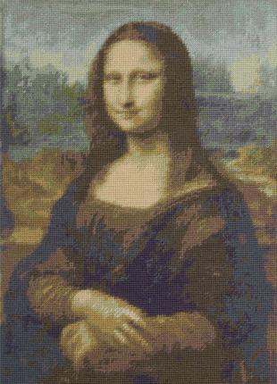 Набор для вышивки крестиком Мона Лиза Леонардо да Винчи Лиза д...