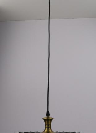 Люстра подвесная LOFT на 1 лампочку 25721 Черный 20-120х35х35 см.