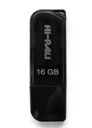 USB Flash Drive Hi-Rali Taga 16gb Колір Чорний
