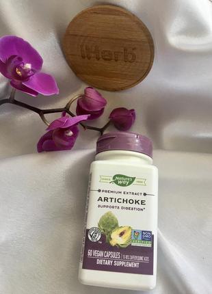 Артишок, 60 капсул, nature‘s way