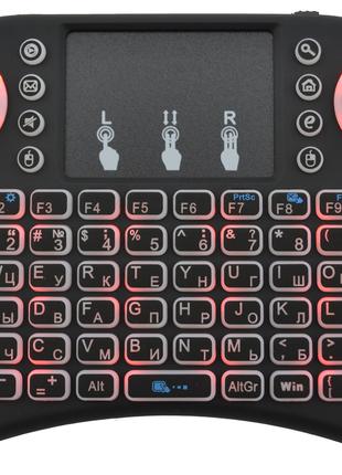 Беспроводная русская клавиатура Rii mini i8 2.4G с подсветкой ...