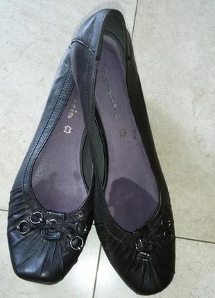 Кожаные туфли tamaris,размер 42 (27,5 см)