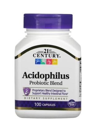 21 st century смесь ацидофильных пробиотиков (acidophilus), 10...