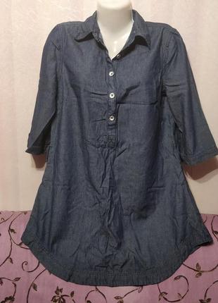 Платье туника джинсовое (пог-52 см)  47
